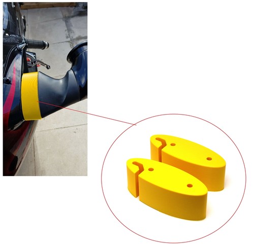 Motorcycle mirror extenders - mirror,