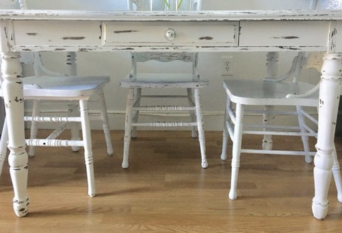 Farmhouse distressed white - farmhouse,