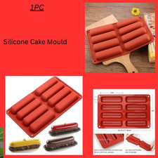 8-Cavity Silicone Cake Mould