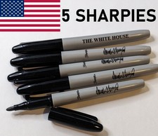5x Donald Trump Sharpie Pen