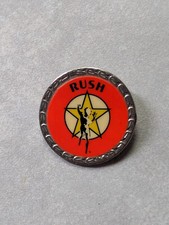 Vintage 80s Rush Pin Badge Purchased Around 1986 