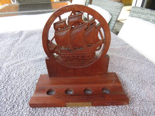 Vintage pipe rack made - rack, from
