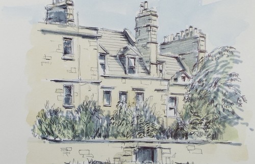 Original watercolour ink - original,