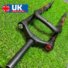 BUCKLOS 20*4.0" MTB Air Suspension Fat Fork Beach/Snow Bike Forks 140mm Travel