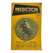 PREDICTION Magazine December 1955 Astrology Occult Sciences Vintage