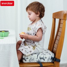 Kids Portable Seat Booster Cushion Foldable Dining Chair Toddler Baby Travel Pad