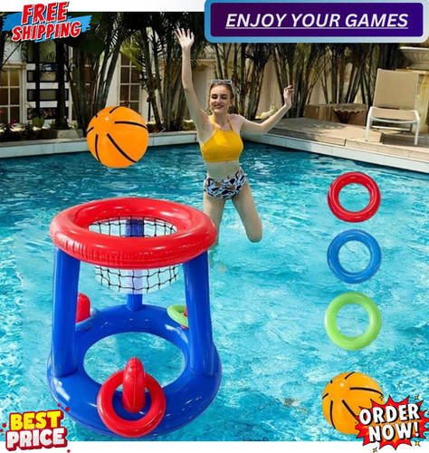 Inflatable basketball hoop - hoop, set