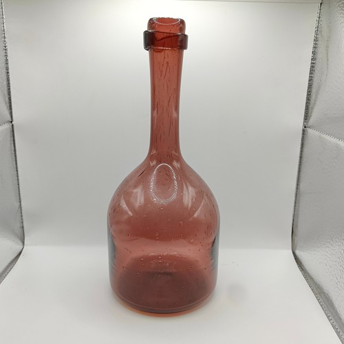 Antique blown glass cranberry - antique,