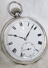 Silver Pocket Watch. Gents High Quality Swiss lever 15 Jewels. Top Wind. *1912* 