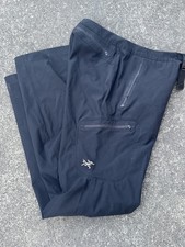 Arc’teryx Beta SL Goretex Mens Ski Snow Rain Pants Shell Black Size M MSRP $300