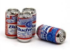 Dolls House Beer Cans x 4
