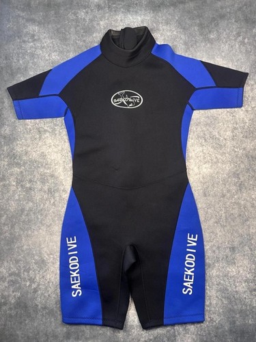 Saekodive black blue shorty - blue,
