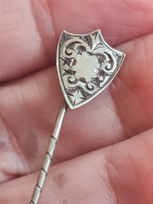 silver old stock pin small