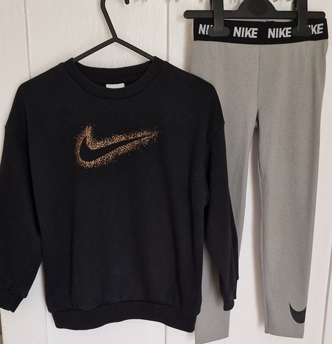 Girls nike black gold - girls,