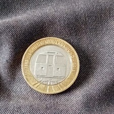 2013 London Undergraound £2 coin, very rare, double error underground coin.