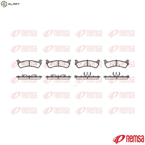 Brake pad set disc - brake,