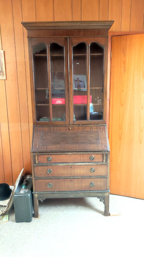 Antique dresser glass display - antique,