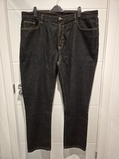 Asda Mens Black Jeans 44 Waist 33 Leg - N W/O Tbox42