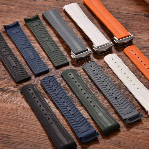 Rubber watch strap for - rubber,