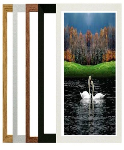 Real wood panoramic photo - real,