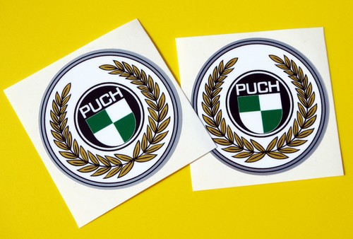 Puch pair head badge - puch,