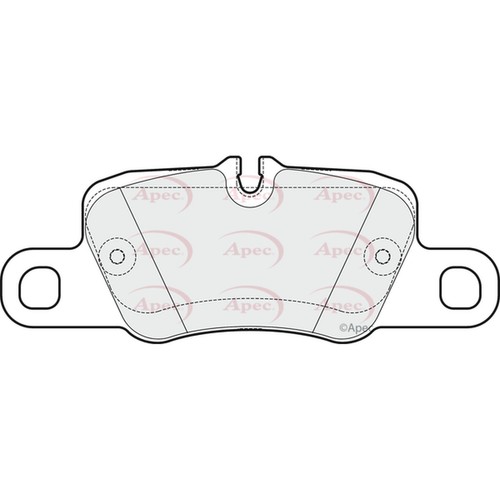 Brake pads set for porsche - pads,