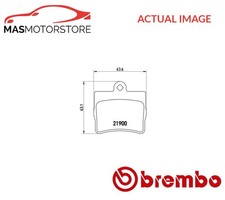 BRAKE PADS SET BRAKING PAD REAR BREMBO P 50 024 P NEW OE REPLACEMENT