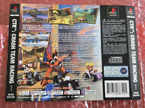 Crash team racing playstation - racing,