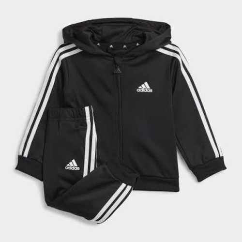 Adidas shiny hooded tracksuit - shiny,