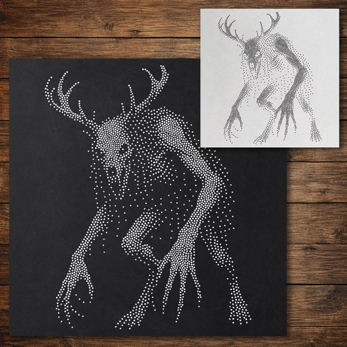 Wendigo forest monster - forest,