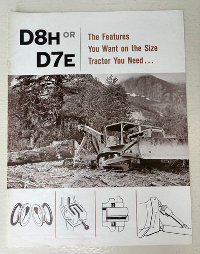 Caterpillar d8h d7e tractor - d8h, or