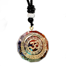 Om Pendant Mandala Necklace