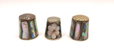 3 Thimbles Alpaca Mexico Metal