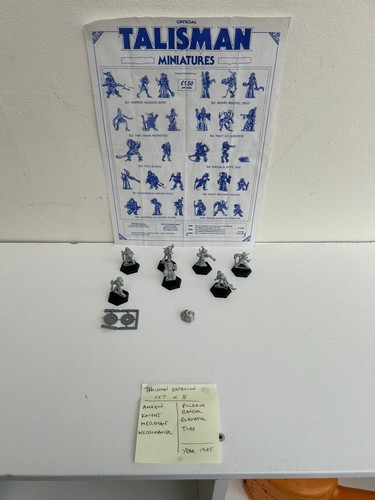 Metal miniature figures - 8,