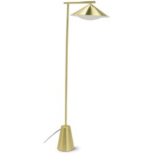 Brass Floor Lamp Gold Elegant Design Mirage Style Lighting Living Room Bedroom