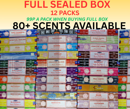 Full box pcs satya incense - box,