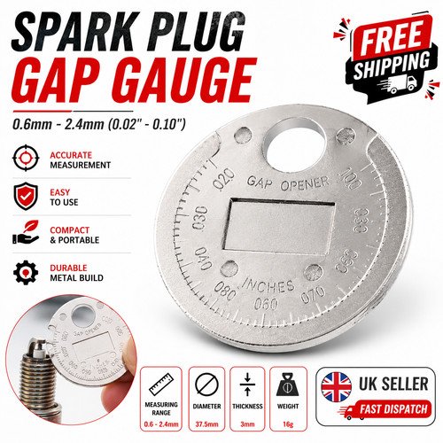 Spark plug gap gauge - spark, coin