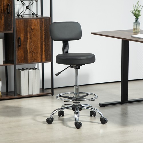 Faux leather draughtsman - faux, chair