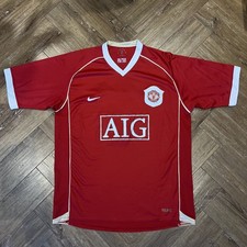 Nike Ronaldo 7 Manchester United Football Shirt 2006-07 Home Jersey Size Large