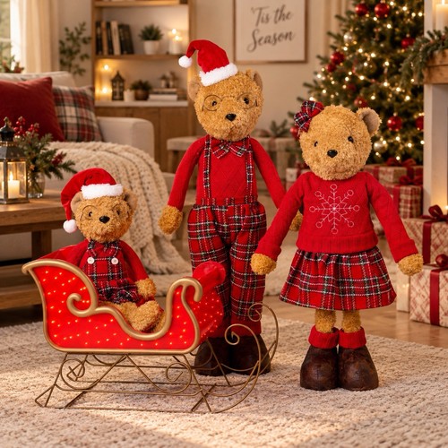 Christmas bear family - family, with