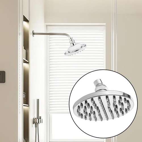 Round solar shower head - solar,