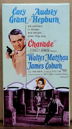 Vhs charade cary grant - cary,