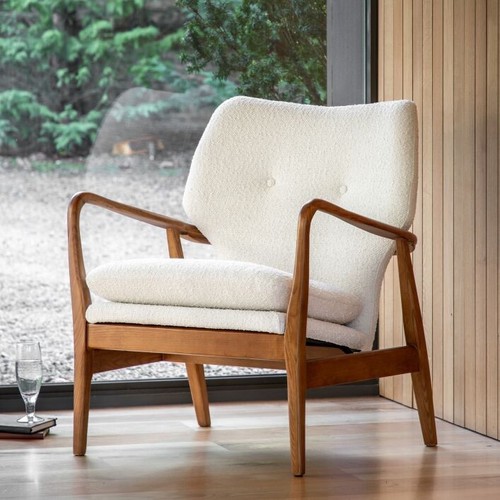 Henley cream boucle white - henley,