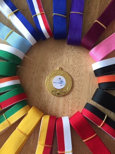 10x karate medals 50mm - karate, choice
