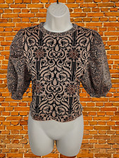 ZARA GOLD BLACK SPARKLE JUMPER