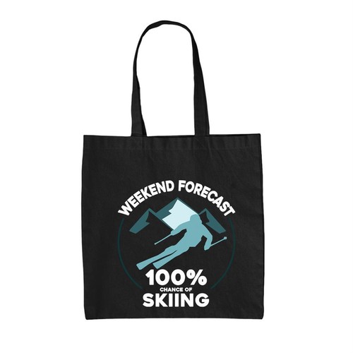 100 chance skiing canvas - chance,