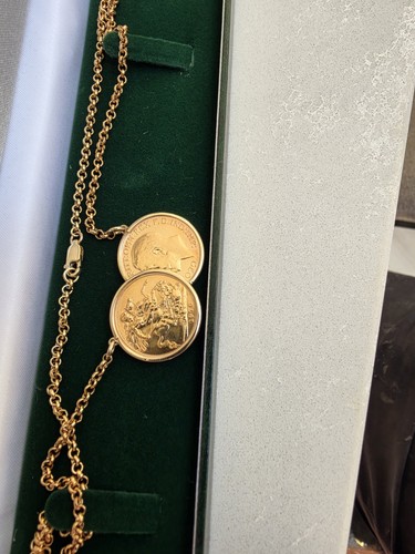 Double sovereign full pendant - double,