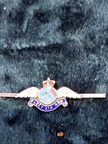 Silver and enamel - and, ww11