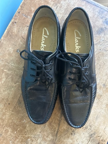 Vintage clarks black leather - clarks,
