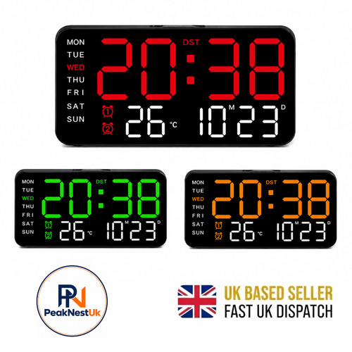 Digital led alarm - digital, large